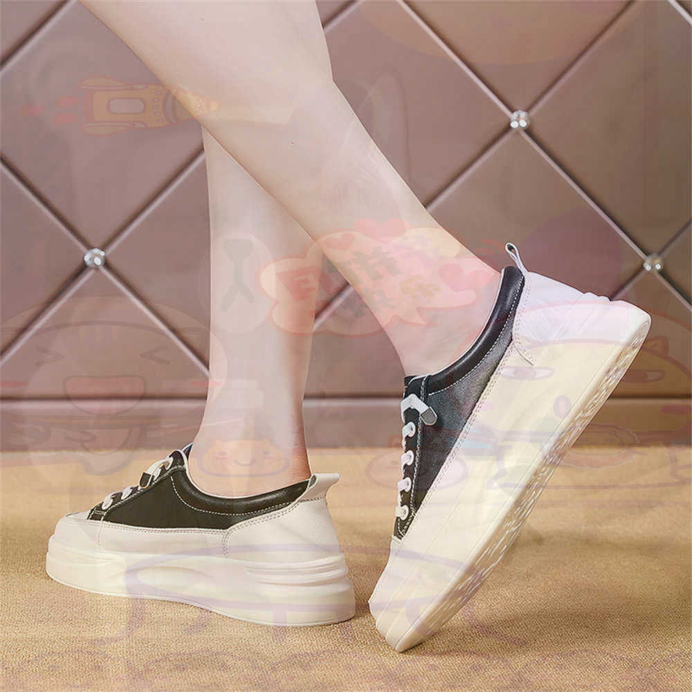 Streetwear Brand Ideas - レースアップ分厚いローファー女性スケートボードスポーツシューズバスケットスニーカーリアルポータ​​ブルニュース Beskets Teni 高品質