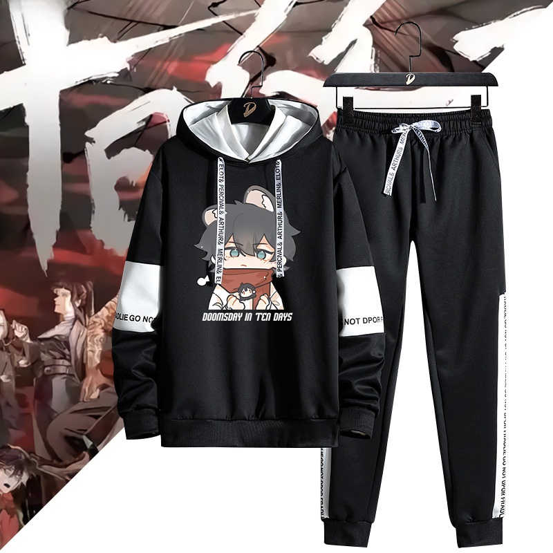 Streetwear Brand Collaborations - アニメ漫画コラボメンズパーカーパンツセットおしゃれオールシーズンコーデ非汎用ブランドストリートウェア