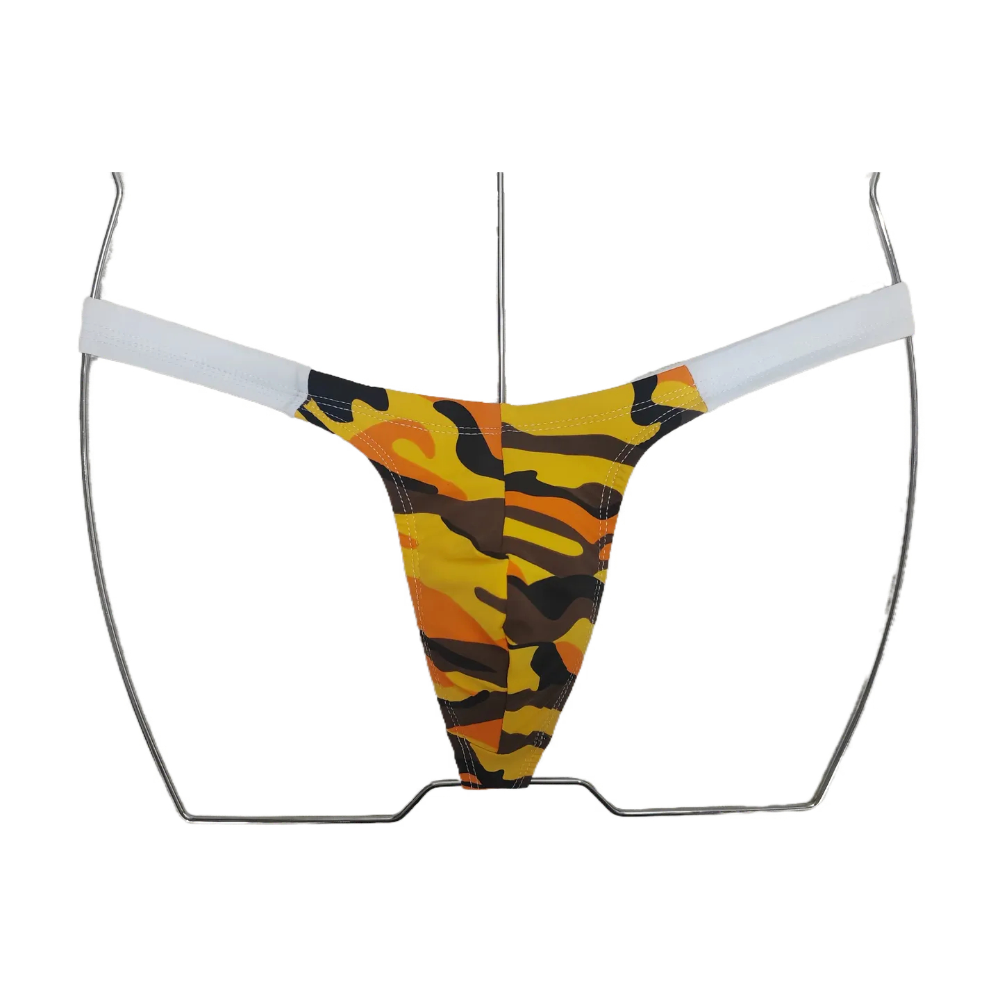 A Bathing Ape Camo - BOYTHOR メンズ Tバック水着 速乾性 ナローエッジ ドローストリング