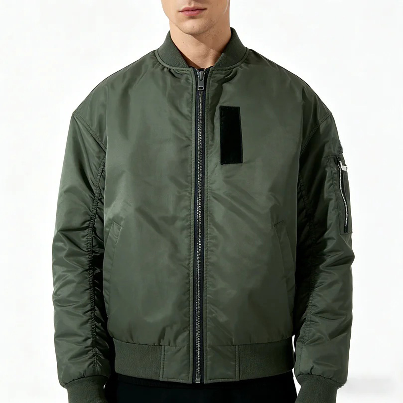 Streetwear Clothing Brands - 秋冬ボンバージャケット男性ビッグサイズパイロットミリタリーコート男性ストリートブランド服パーカー 2024 パッド入り MA1 Z1A1