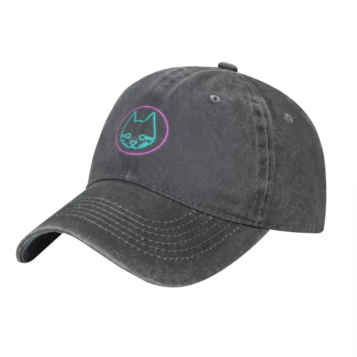 Cap Streetwear Brand - ネオンストレイ ベースボールキャップ ブランドマンキャップ ストリートウェア 夏帽子 ブラック