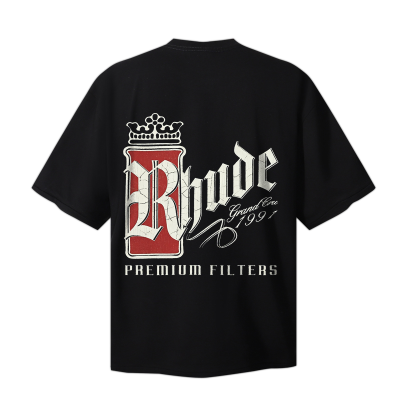 Quality Streetwear Brand - 26SS ストリートウェアブランド レタープリント Rhude トップス Tシャツ