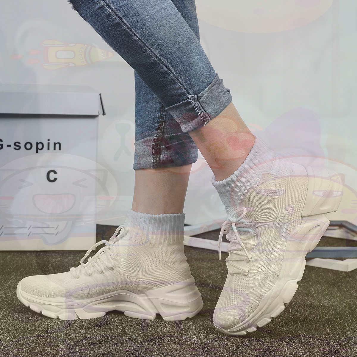 Streetwear Brand Ideas - 身長を伸ばすシュメールバスケットボールバスケットボール女性のスポーツシューズ新しいスニーカー女性ブランド陸上競技ワークアウトユニークな