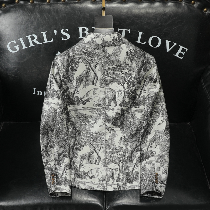 ヨーロッパスタイルのブランドブレザー男性用ストリートウェアプ - Quality Streetwear Brand のレビューと価格