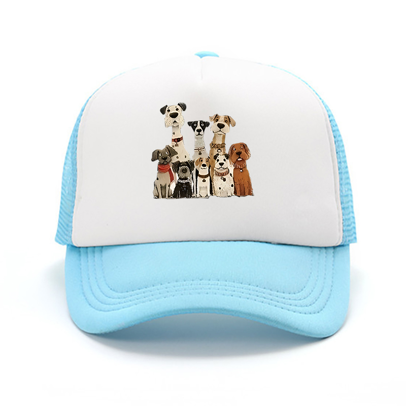 新しい夏のストリートウェアブランド、犬柄の野球帽、ユニセック - Cap Streetwear Brand のレビューと価格