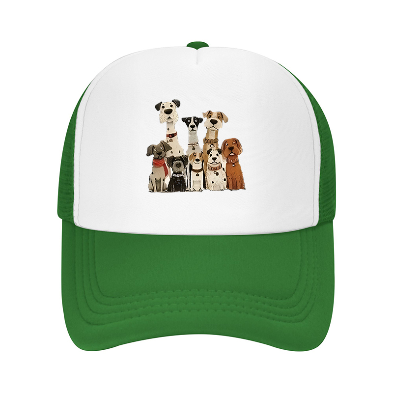 新しい夏のストリートウェアブランド、犬柄の野球帽、ユニセック - Cap Streetwear Brand のレビューと価格