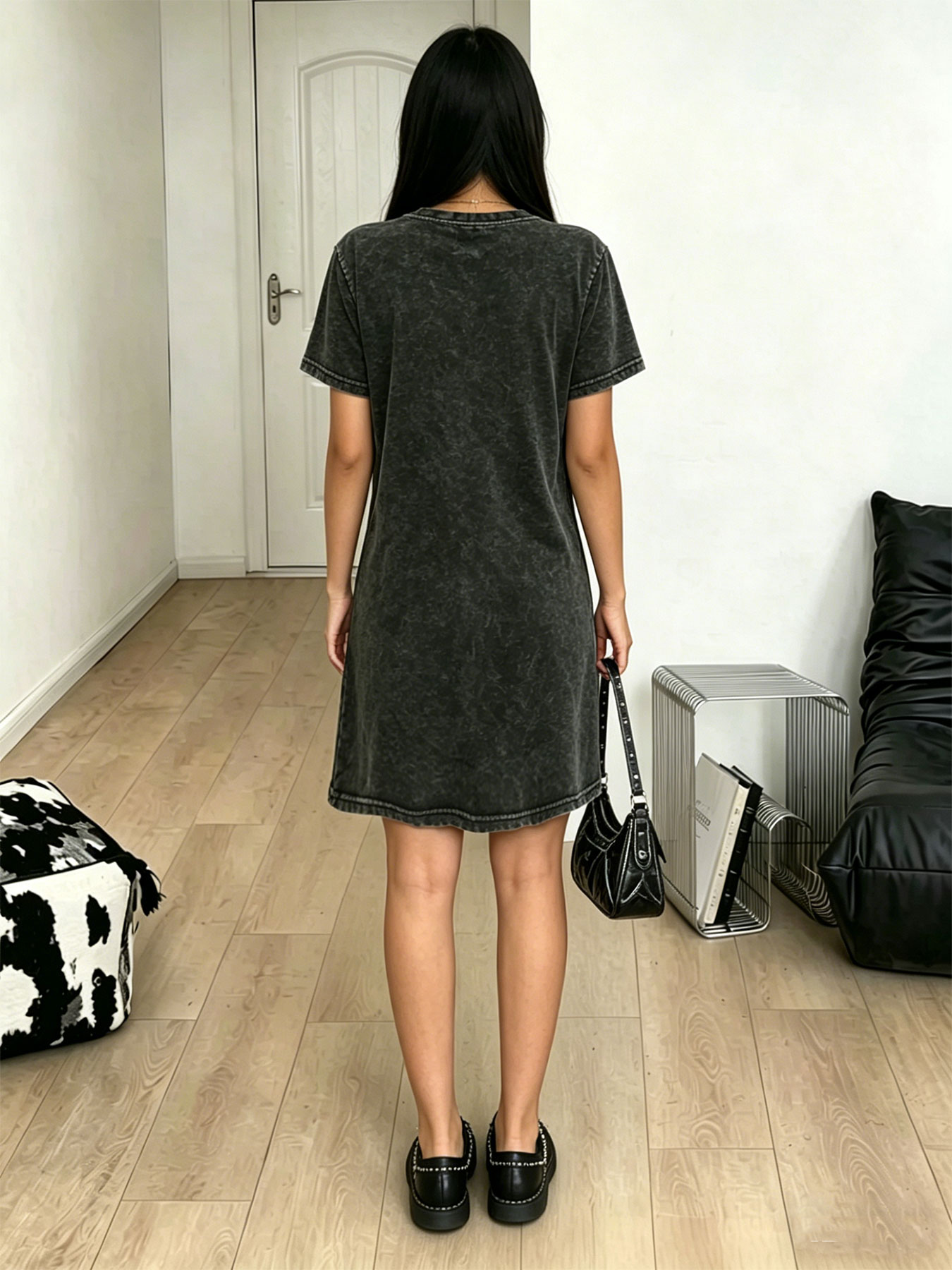 レディースウォッシュドヴィンテージTシャツワンピース、ファッ - Streetwear Brand Paris のレビューと価格