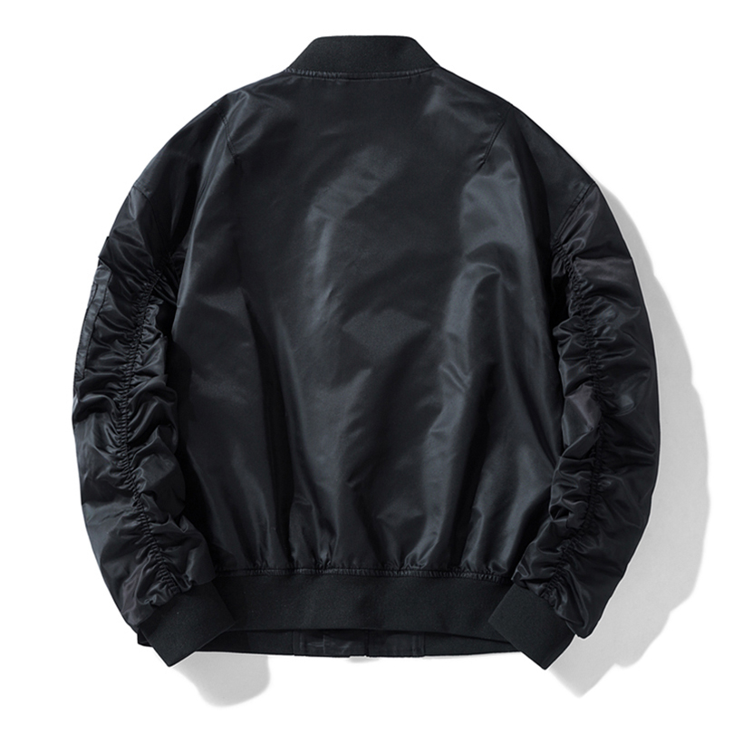 秋冬ボンバージャケット男性ビッグサイズパイロットミリタリーコ - Streetwear Clothing Brands のレビューと価格