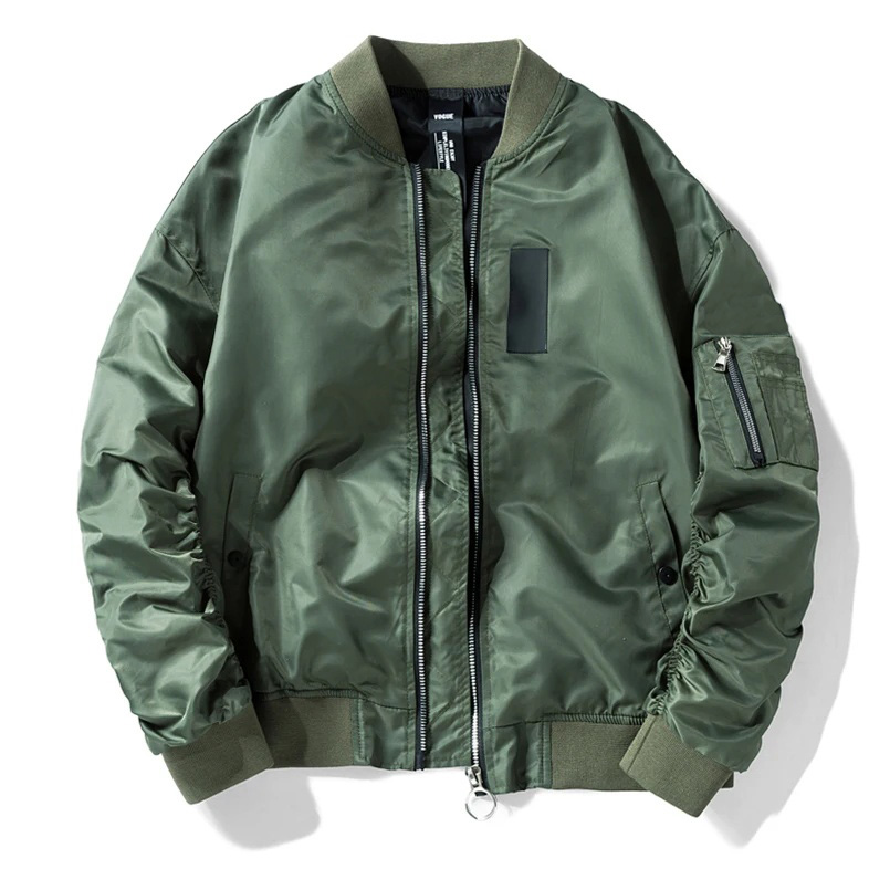 秋冬ボンバージャケット男性ビッグサイズパイロットミリタリーコ - Streetwear Clothing Brands のレビューと価格