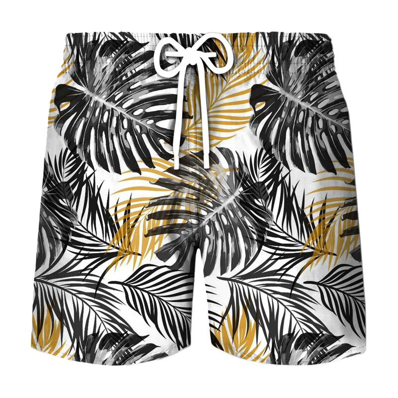 Hawii-ビーチショーツ,3Dプリント,リーフ,カモ,植物 - A Bathing Ape Camo のレビューと価格