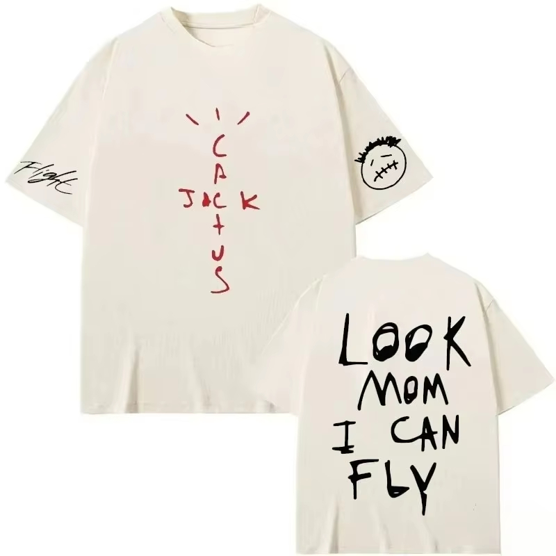 ファッションファンへのギフト ママへ「I Can Fly」カ - Cactus Jack Tee のレビューと価格