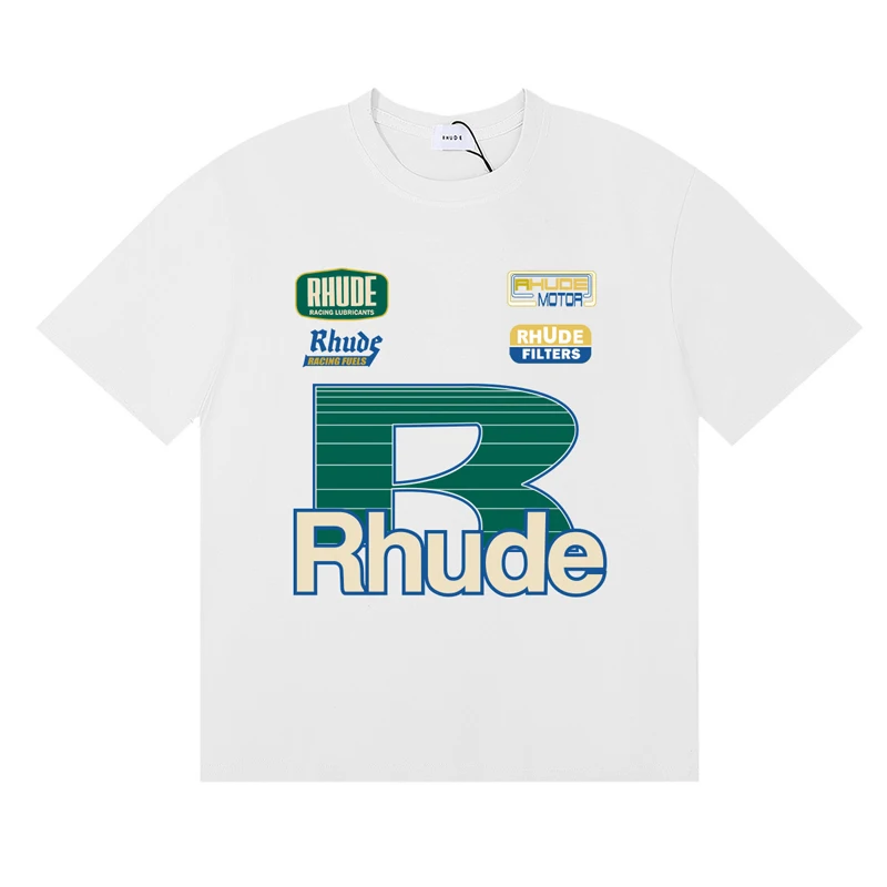ストリートウェアブランド Rhude Tシャツ 夏 おしゃれ - Streetwear Brands Logo のレビューと価格