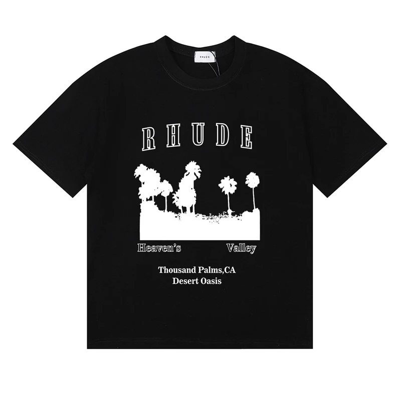 ストリートウェアブランド Rhude Tシャツ 夏 おしゃれ - Streetwear Brands Logo のレビューと価格