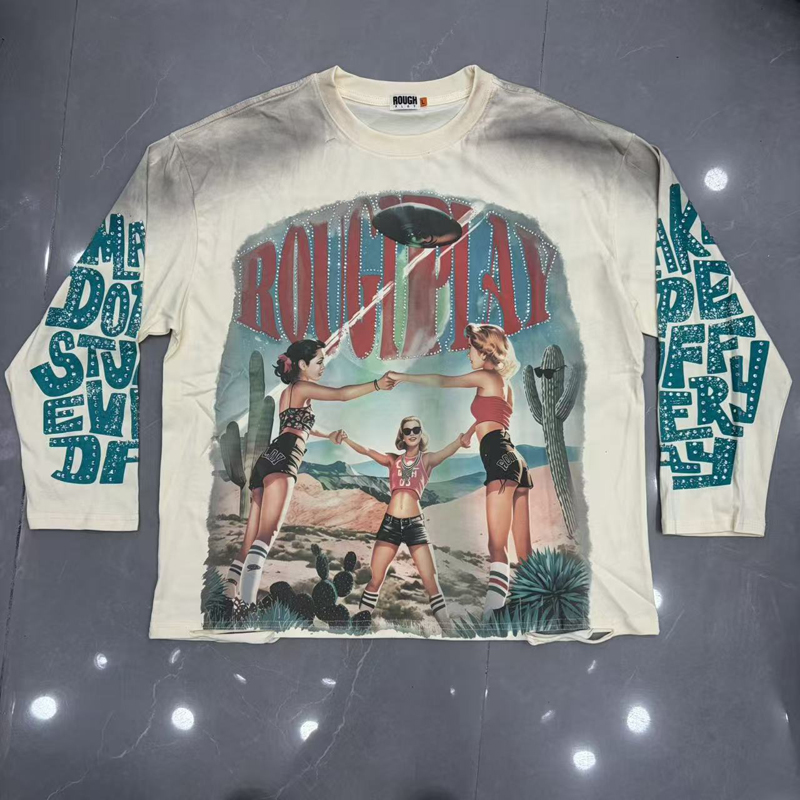 高品質な新品ラフプレイ長袖メンズ・レディースストリートウェア - Quality Streetwear Brand のレビューと価格