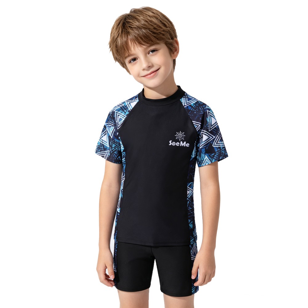 男の子用水着 夏用 2ピース ラッシュガード 迷彩柄 速乾  - A Bathing Ape Camo のレビューと価格