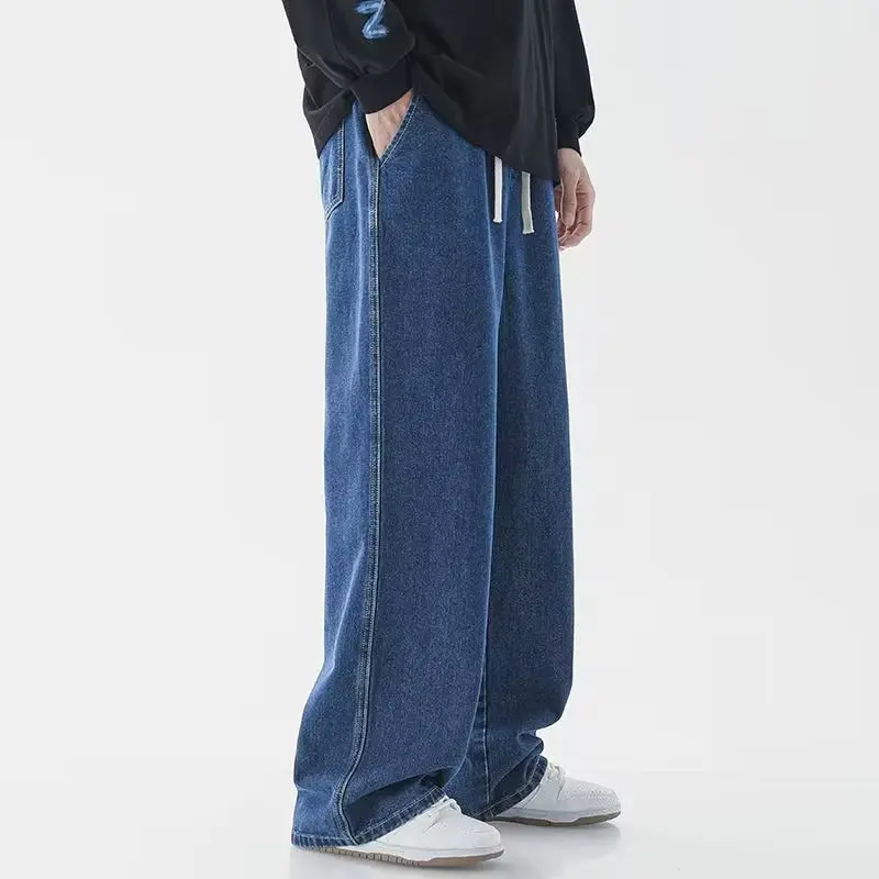2026 新しいストリートルーズジーンズ男性韓国スタイルのフ - Streetwear Clothing Brands のレビューと価格