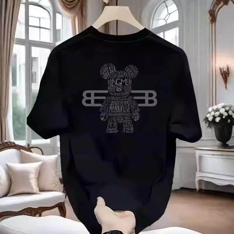 100％純綿メンズ高級ブランドレタープリントTシャツ、半袖T - Streetwear Clothing Brands のレビューと価格